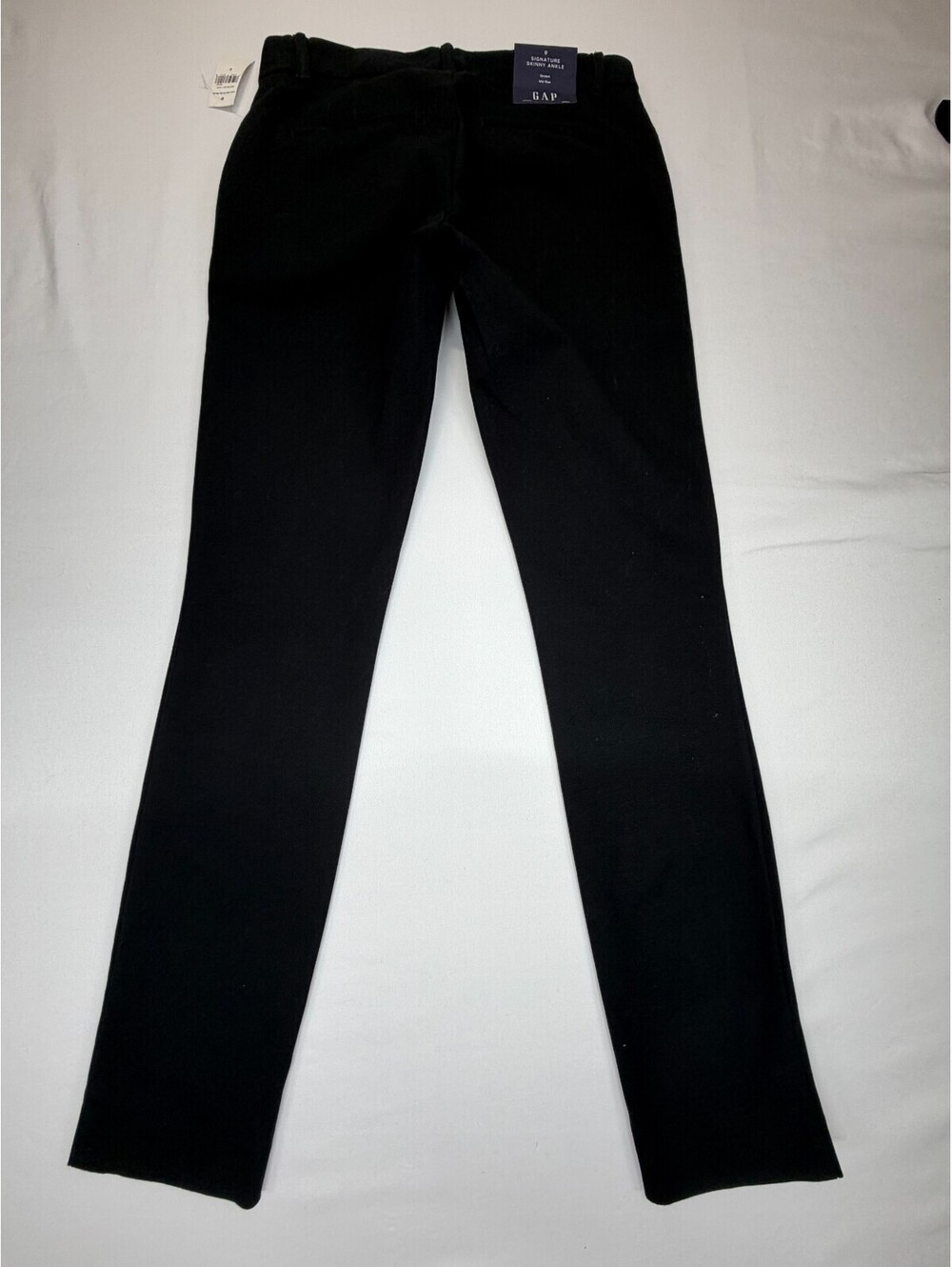 Gap Women’s Pants Signature Skinny Ankle Flat Front Solid Size 0 Black NWT